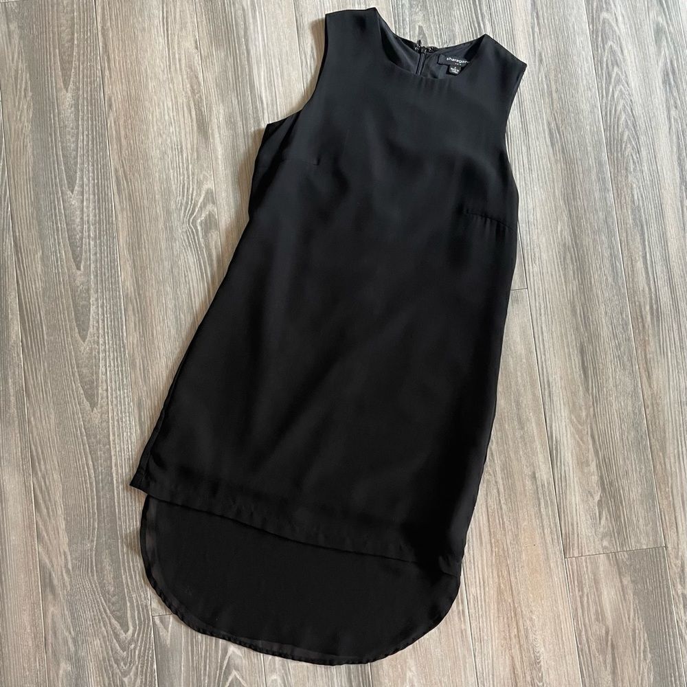 Sharagano black dress size 4